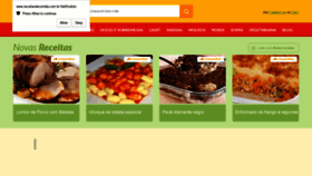 What Receitasdecomida.com.br website looked like in 2020 (3 years ago)