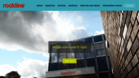 What Rockline.co.uk website looked like in 2020 (3 years ago)