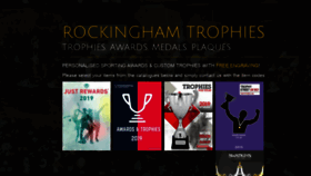 What Rockinghamtrophies.co.uk website looked like in 2020 (3 years ago)