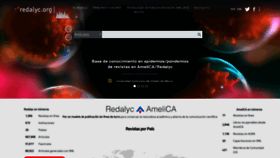 What Redalyc.org website looked like in 2020 (3 years ago)