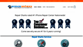 What Repairsharks.com website looked like in 2020 (3 years ago)
