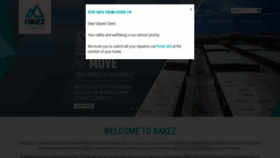 What Rakez.com website looked like in 2020 (3 years ago)