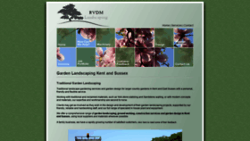 What Rvdmlandscaping.com website looked like in 2020 (3 years ago)