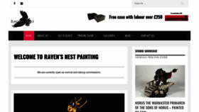 What Ravensnestpainting.com website looked like in 2020 (3 years ago)