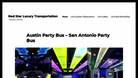What Redstarpartybus.com website looked like in 2020 (3 years ago)