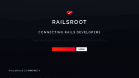 What Railsroot.com website looked like in 2020 (3 years ago)