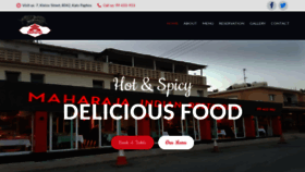 What Restaurantmaharajapaphos.com website looked like in 2020 (3 years ago)