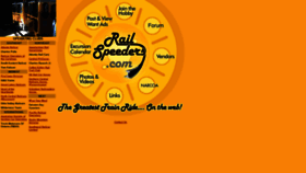 What Railspeeders.com website looked like in 2020 (3 years ago)