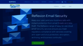 What Reflexion.net website looked like in 2020 (6 years ago)
