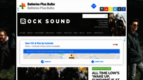What Rocksound.tv website looked like in 2020 (3 years ago)