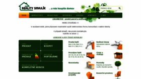 What Realitysmajlik.cz website looked like in 2020 (3 years ago)