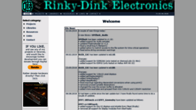 What Rinkydinkelectronics.com website looked like in 2020 (3 years ago)
