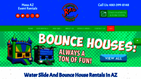 What Radbounce.com website looked like in 2020 (3 years ago)