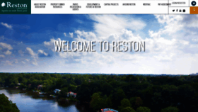 What Reston.org website looked like in 2020 (3 years ago)