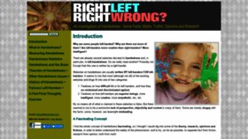 What Rightleftrightwrong.com website looked like in 2020 (3 years ago)