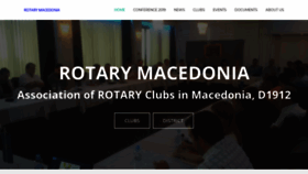 What Rotarymacedonia.mk website looked like in 2020 (3 years ago)