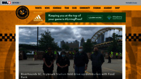 What Riverhounds.com website looked like in 2020 (3 years ago)