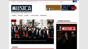 What Rivistamusica.com website looked like in 2020 (3 years ago)