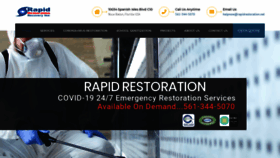 What Rapidrestoration.net website looked like in 2020 (3 years ago)