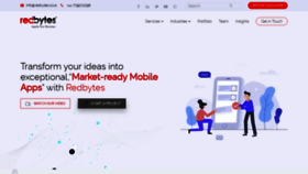 What Redbytes.co.uk website looked like in 2020 (3 years ago)