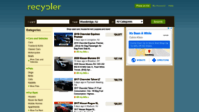What Recycler.com website looked like in 2020 (3 years ago)