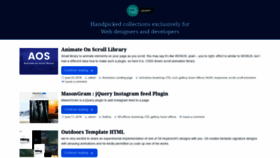 What Responsivejquery.com website looked like in 2020 (3 years ago)