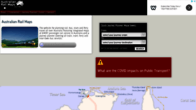 What Railmaps.com.au website looked like in 2020 (3 years ago)