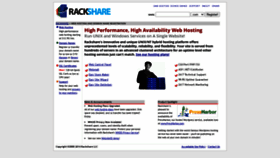 What Rackshare.com website looked like in 2020 (3 years ago)