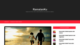 What Ramalanku.com website looked like in 2020 (3 years ago)