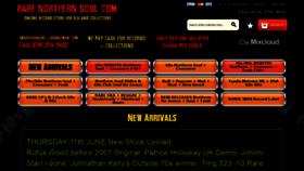 What Rarenorthernsoul.com website looked like in 2020 (3 years ago)