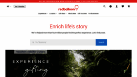 What Redballoon.co.nz website looked like in 2020 (3 years ago)