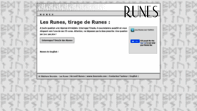 What Runes.bourzeix.com website looked like in 2020 (3 years ago)