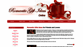 What Romantic-gift-ideas-online.com website looked like in 2020 (3 years ago)