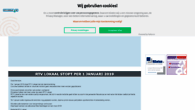 What Rtvlokaal.nl website looked like in 2020 (3 years ago)