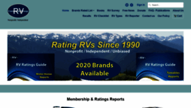 What Rv.org website looked like in 2020 (3 years ago)