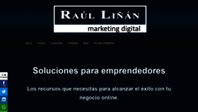 What Raul-linan.com website looked like in 2020 (3 years ago)