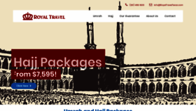 What Royaltraveltexas.com website looked like in 2020 (3 years ago)