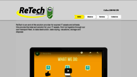 What Retech.com.au website looked like in 2020 (3 years ago)