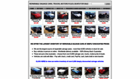 What Repairablecars-forsale.com website looked like in 2020 (3 years ago)