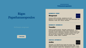 What Rigaspapas.com website looked like in 2020 (3 years ago)