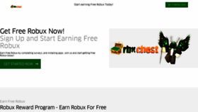What Rbxchest.com website looked like in 2020 (3 years ago)