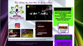 What Racont-art.be website looked like in 2020 (3 years ago)