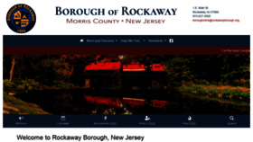 What Rockawayborough.org website looked like in 2020 (3 years ago)