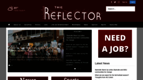 What Reflector-online.com website looked like in 2020 (3 years ago)