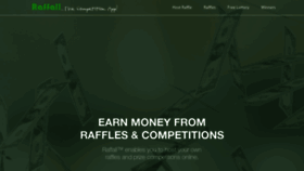 What Raffall.com website looked like in 2020 (3 years ago)
