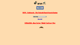 What R74n.com website looked like in 2020 (3 years ago)