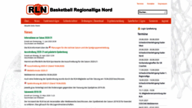 What Rln-basketball.de website looked like in 2020 (3 years ago)