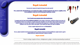 What Regali-aziendali.com website looked like in 2020 (3 years ago)
