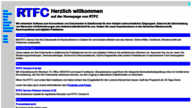 What Rtfc.de website looked like in 2020 (3 years ago)