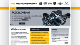 What Rsmotorsport.cz website looked like in 2020 (3 years ago)
